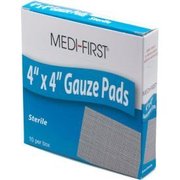 Medique Products Medi-First® Sterile Gauze Pad, 4" x 4" 10/Box, 62012 62012